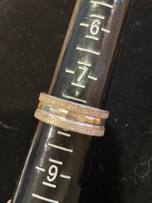 Sterling necklaces, ring & earrings with abalone pin