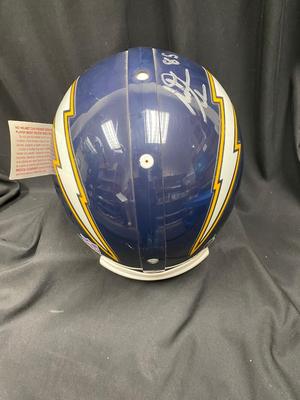 Chargers Signed Antonio Gates Helmet