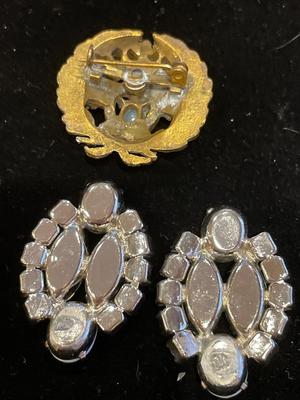 Coro pin, Amco & Vendome clip ons