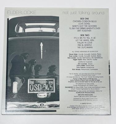 Vintage 33RPM Vinyl Album by Elderlocke: Not Just Folking Around