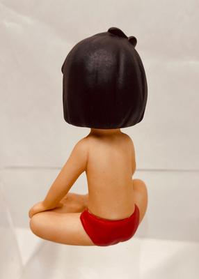 Rare Made in Japan Vintage Disney Jungle Book Boy Mowgli Bisque Porcelain Figurine sitting position
