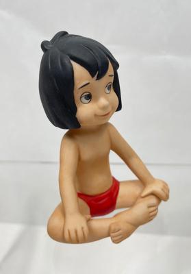 Rare Made in Japan Vintage Disney Jungle Book Boy Mowgli Bisque Porcelain Figurine sitting position