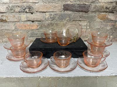 Pink Depression Glass Lot #2