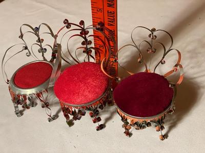 3 tin can pin cushions
