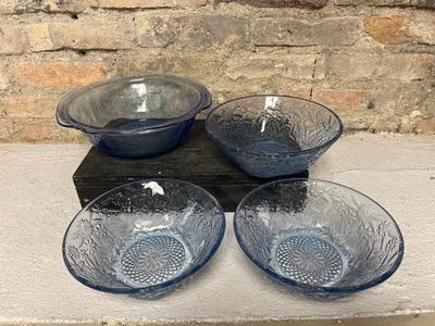 Pretty in Blue and crystal too - these are a beautiful blue