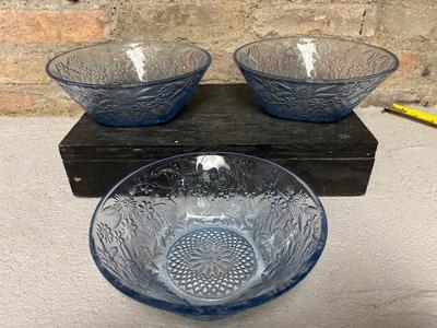Pretty in Blue and crystal too - these are a beautiful blue