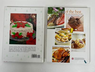 Lot of 2 Vintage Hardback Cook Books Treasury of Christmas Recipes & BH&G Best Recipes