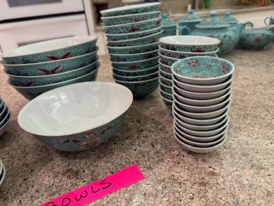 Large Set of Dishes