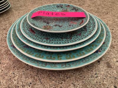 Large Set of Dishes