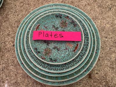 Large Set of Dishes