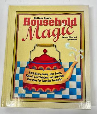 Hardcover Book - Household Magic - tips