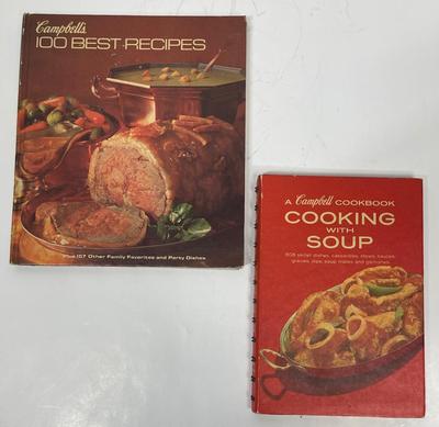 Cookbook Lot - 2 Campbell's Soup Recipe Book