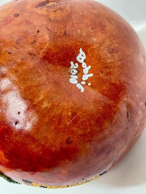 Hand Crafted Hummingbird Art Decorated Gourd by Bobbie
