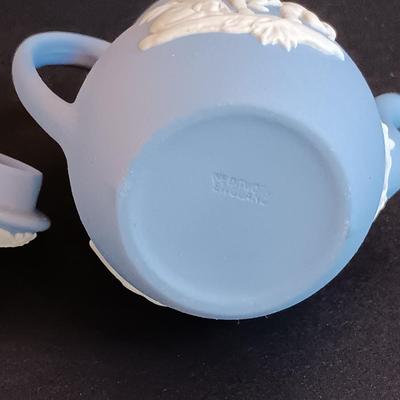 LOT 2: Waterford Holiday Heirlooms Ornament with Wedgwood Ornaments & Mini Coffee Pot