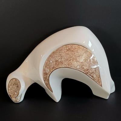 LOT 4: Galos Porcelain Bull Figurine Signed and Numbered