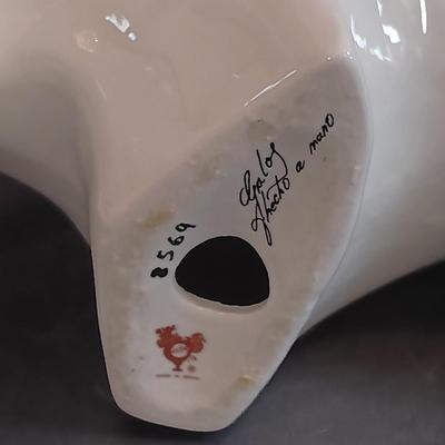 LOT 4: Galos Porcelain Bull Figurine Signed and Numbered