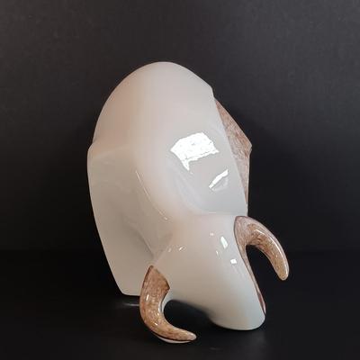 LOT 4: Galos Porcelain Bull Figurine Signed and Numbered