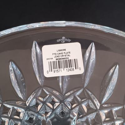 LOT 5: Waterford Crystal 'Lismore' Cake Plate