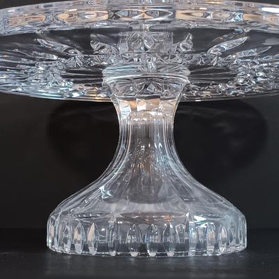 LOT 5: Waterford Crystal 'Lismore' Cake Plate