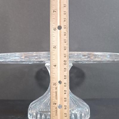 LOT 5: Waterford Crystal 'Lismore' Cake Plate