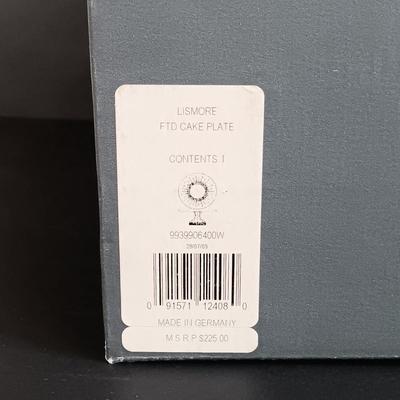 LOT 5: Waterford Crystal 'Lismore' Cake Plate