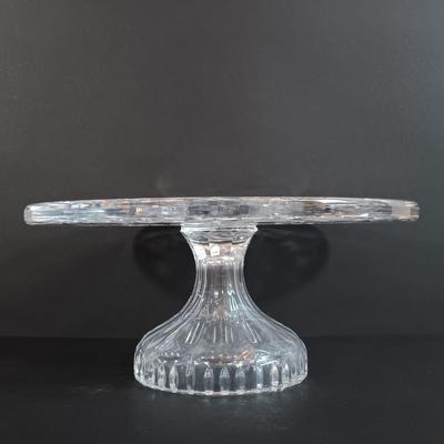 LOT 5: Waterford Crystal 'Lismore' Cake Plate