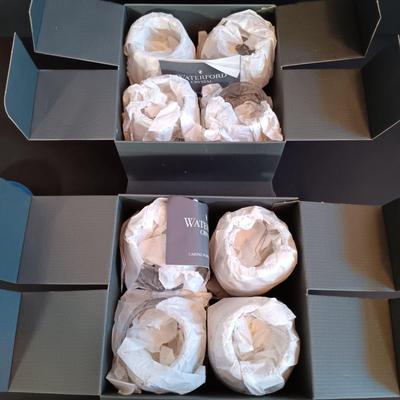 LOT 6: Waterford Crystal Brandy Balloon Glass Set of 8