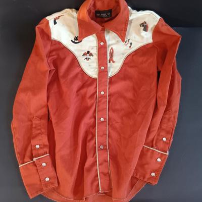 LOT 7: Vintage Elite Clothing Co. Cowboy Shirt, Western Stampin' Barbie and Ken, Lone Ranger Cheerios Tin & More