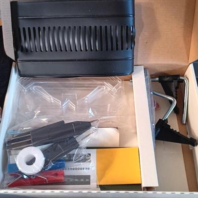 LOT 13: Bond Incredible Sweater Machine NIB w/ Crocheted Blanket