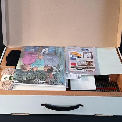 LOT 13: Bond Incredible Sweater Machine NIB w/ Crocheted Blanket