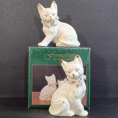 LOT 16: Formalities by Baum Bros Porcelain Cats