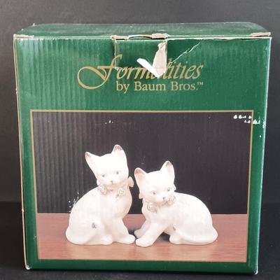 LOT 16: Formalities by Baum Bros Porcelain Cats