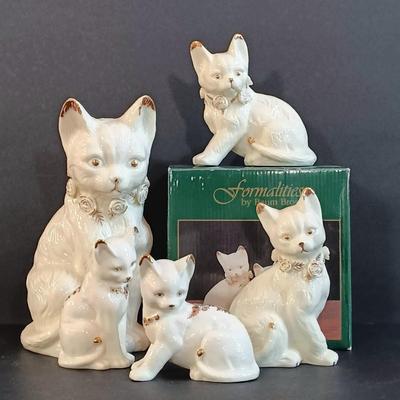LOT 16: Formalities by Baum Bros Porcelain Cats