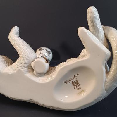 LOT 17: Lenox 'Enchantment' and 'Captivation' Cat Figurines