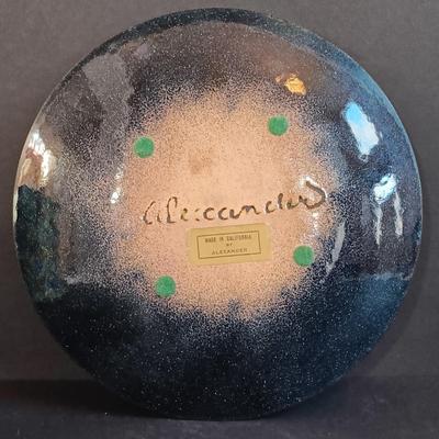 LOT 18: Vintage Framed Butterfly Taxidermy, Lily Alexander Signed Art Plate, Daher Tin & More