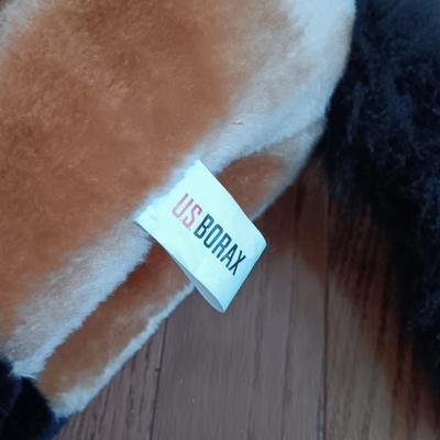 LOT 28: Vintage Spinoza Bear Tape Player, Dakin 1989 Plush Deer, Manhattan Toy Co. Fox & More