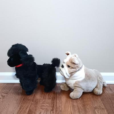 LOT 32: E&J Classic 15" Schnauzer Dogs, Diamond Plush Poodle & More