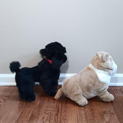 LOT 32: E&J Classic 15" Schnauzer Dogs, Diamond Plush Poodle & More