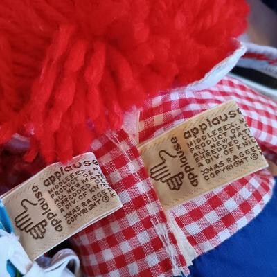 LOT 33: Vintage FurReal Interactive Toy Cat, Applause Raggedy Ann and Andy, Soft Classics Cat Plush & More