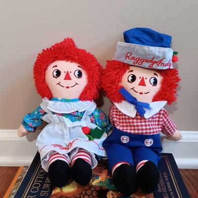 LOT 33: Vintage FurReal Interactive Toy Cat, Applause Raggedy Ann and Andy, Soft Classics Cat Plush & More