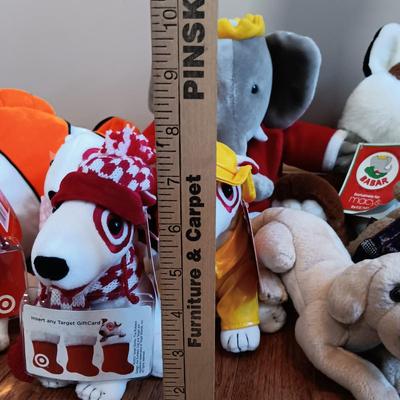 LOT 34: Vintage Eden Paddinton Bear Plush, Retired Target Bullseye Plush, TY Beanies & More