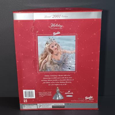 LOT 36: Barbie 1998 'Holiday Sisters' Set, 2001 Holiday Celebration Barbie & More