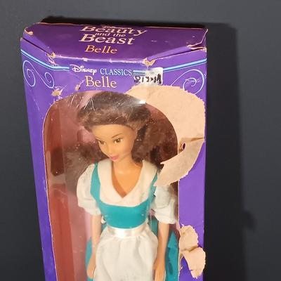 LOT 42: Disney's Sun Colors Pocahontas and 1992 Belle Doll w/ Barbie 'Dolls of the World' Princess of the Pacific Islands