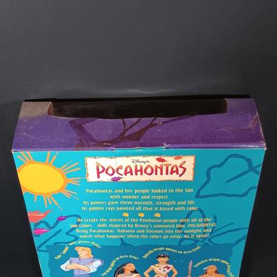 LOT 42: Disney's Sun Colors Pocahontas and 1992 Belle Doll w/ Barbie 'Dolls of the World' Princess of the Pacific Islands