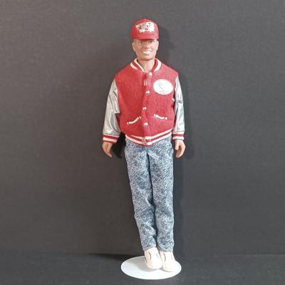 LOT 44: New Kids on the Block In Concert 1990 Donnie Doll NIB with All 4 Band Member Dolls on Stands