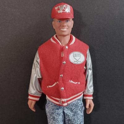 LOT 44: New Kids on the Block In Concert 1990 Donnie Doll NIB with All 4 Band Member Dolls on Stands