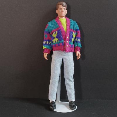 LOT 44: New Kids on the Block In Concert 1990 Donnie Doll NIB with All 4 Band Member Dolls on Stands