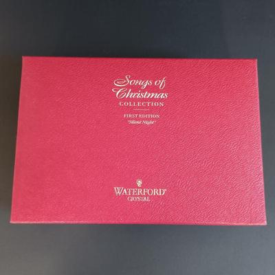 LOT 52: Waterford Crystal Songs of Christmas 1st Edition "Silent Night" Trinket/Music Box In Original Packaging