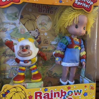 LOT 86: Rainbow Brite Dolls w/DVDs: Red Butler w/Romeo & Rainbow Brite w/Trink