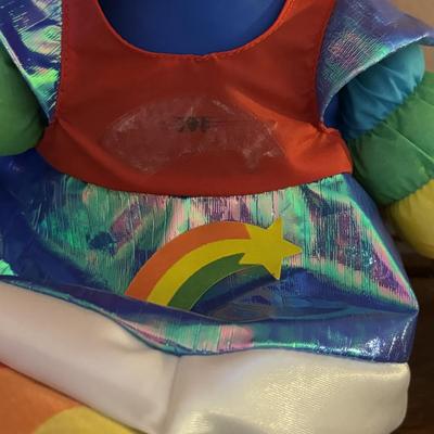 LOT 86: Vintage RAINBOW BRITE 10" Doll 1983 Hallmark Mattel & Rainbow Flat Sheet